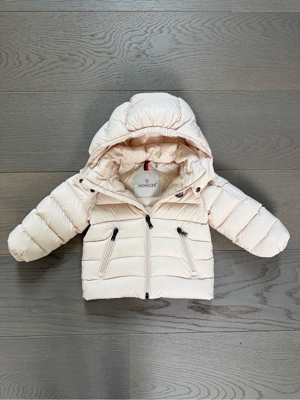 Moncler Girls Jules Logo Patch Jacket